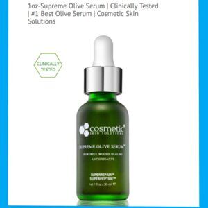 Cosmetic Skin Solutions Supreme OLIVE SERUM 1 fl oz / 30 ml ~ Fresh ~ Sealed